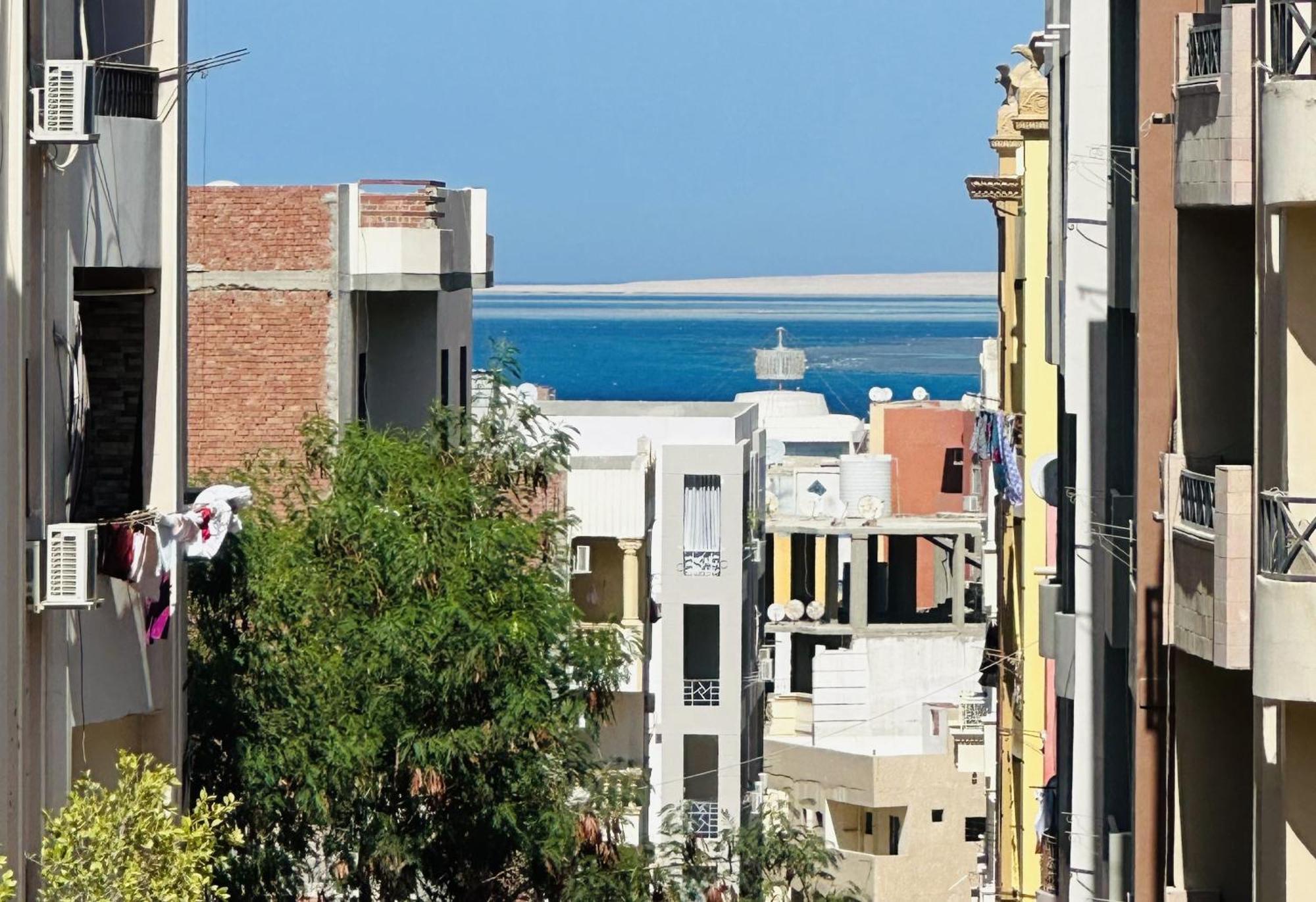 Zebra Apartments Hurghada Center المظهر الخارجي الصورة